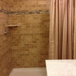 Finished Bathroom Remodel with Tile and Granite NJ