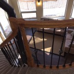 Wood and Iron Banister and Staircase NJ