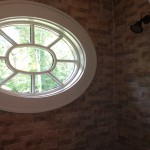 This is A Marvin oval Window with true divided light & Low E argon filled glass. Byram, NJ.